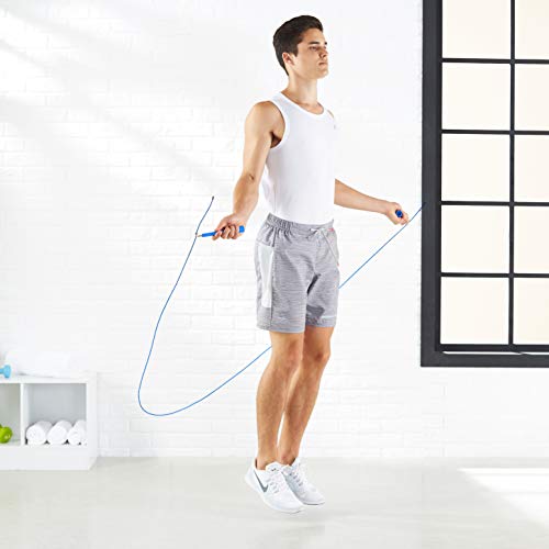 AmazonBasics - Comba de plástico prémium, color azul AmazonBasics - Comba de plástico prémium, color azul