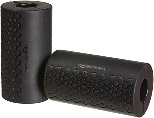 AmazonBasics - Empuñaduras gruesas para pesas y mancuernas, Extragrande