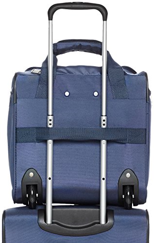 AmazonBasics - Equipaje para llevar bajo el asiento, Azul marino