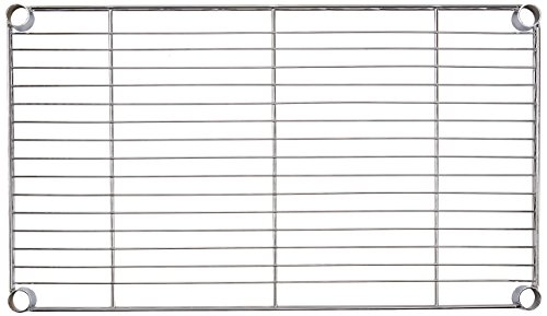 AmazonBasics - Estantería con 3 baldas, cromado AmazonBasics - Estantería con 3 baldas, cromado