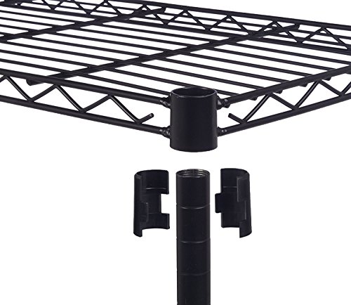 AmazonBasics - Estantería con 5 baldas, color negro AmazonBasics - Estantería con 5 baldas, color negro