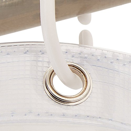 AmazonBasics - Forro transparente de PVC para cortina de ducha (180 x 180 cm) AmazonBasics - Forro transparente de PVC para cortina de ducha (180 x 180 cm)