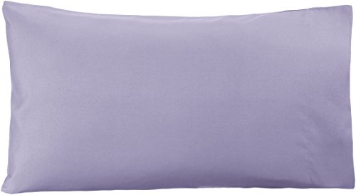 AmazonBasics - Funda de almohada de microfibra, 2 unidades, 50 x 80 cm - Lavanda