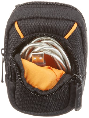 AmazonBasics - Funda para cámaras compactas (tamaño mediano)