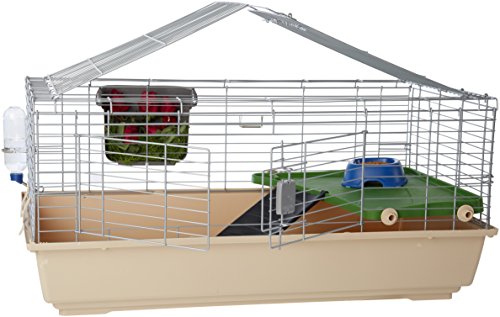 AmazonBasics – Jaula hábitat para animales pequeños con accesorios, 105 x 62 x 50 cm, Grande AmazonBasics – Jaula hábitat para animales pequeños con accesorios, 105 x 62 x 50 cm, Grande