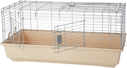 AmazonBasics – Jaula hábitat para animales pequeños con accesorios, 105 x 62 x 50 cm, Grande