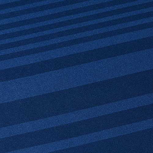 AmazonBasics - Juego de funda nórdica de microfibra ligera de microfibra, 260 x 220 cm, Azul real raya (Royal Blue Calvin Stripe)