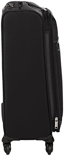 AmazonBasics - Maleta blanda con ruedas giratorias, 64 cm, Negro