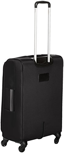 AmazonBasics - Maleta blanda con ruedas giratorias, 64 cm, Negro