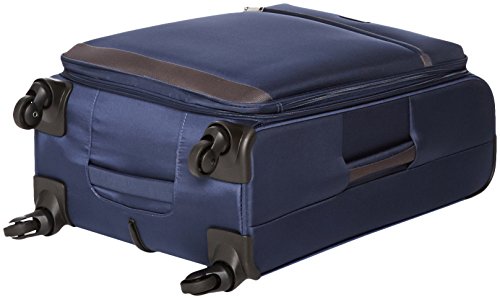 AmazonBasics - Maleta blanda con ruedas giratorias, 74 cm, Azul marino