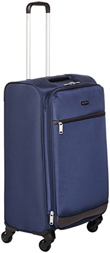 AmazonBasics - Maleta blanda con ruedas giratorias, 74 cm, Azul marino