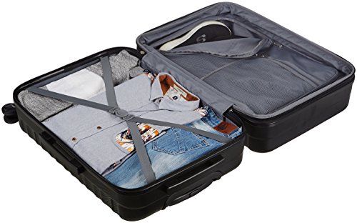 AmazonBasics - Maleta de viaje rígida giratoria - 68 cm, Negro AmazonBasics - Maleta de viaje rígida giratoria - 68 cm, Negro