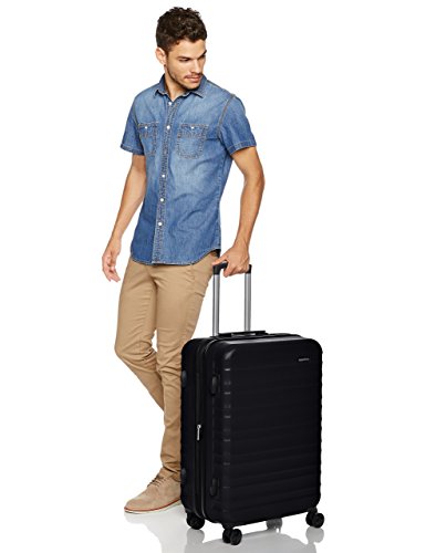AmazonBasics - Maleta de viaje rígida giratoria - 68 cm, Negro AmazonBasics - Maleta de viaje rígida giratoria - 68 cm, Negro