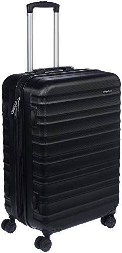 AmazonBasics - Maleta de viaje rígida giratoria - 68 cm, Negro