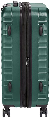 AmazonBasics - Maleta rígida de alta calidad, con ruedas y cerradura TSA incorporada - 68 cm, Verde