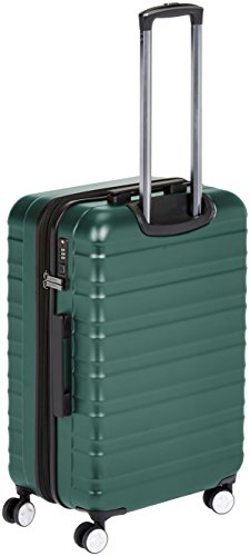 AmazonBasics - Maleta rígida de alta calidad, con ruedas y cerradura TSA incorporada - 68 cm, Verde