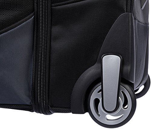 AmazonBasics - Mochila con ruedas de ripstop, 88 cm 113.1 litros - Negro