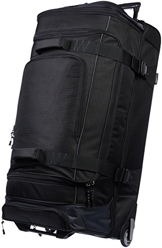 AmazonBasics - Mochila con ruedas de ripstop, 88 cm 113.1 litros - Negro