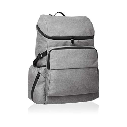 AmazonBasics - Mochila de calle para portátiles de hasta 38 cm, gris