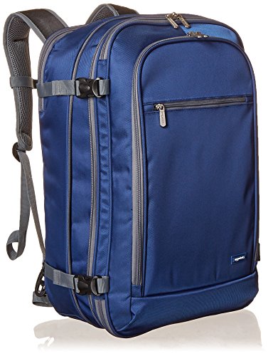 AmazonBasics - Mochila de equipaje de mano - Azul marino AmazonBasics - Mochila de equipaje de mano - Azul marino