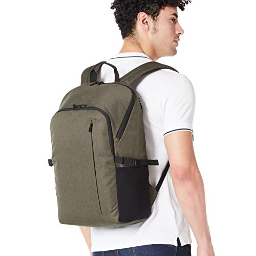 AmazonBasics - Mochila para las clases para portátiles de hasta 38 cm, verde