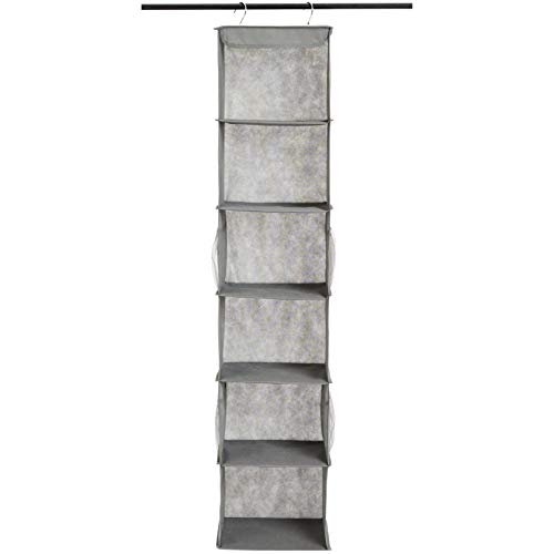 AmazonBasics - Organizador colgante con alambres y bolsillos de 6 niveles AmazonBasics - Organizador colgante con alambres y bolsillos de 6 niveles