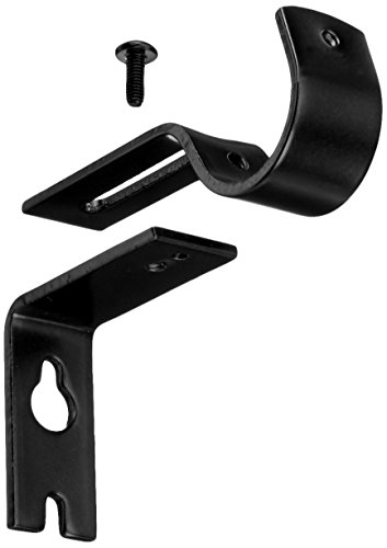 AmazonBasics - Set de 2 soportes ajustables de pared - Negro AmazonBasics - Set de 2 soportes ajustables de pared - Negro