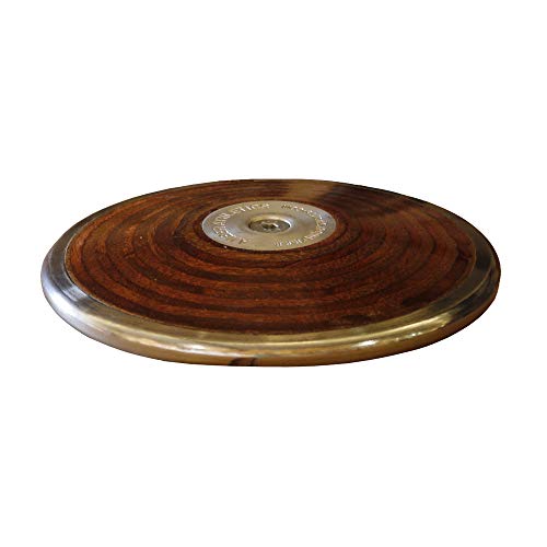 Amber Athletic Gear DAMZ-1 - Disco de Madera para Lanzamiento en Pista y Campo, 1kg, Marrón. Amber Athletic Gear DAMZ-1 - Disco de Madera para Lanzamiento en Pista y Campo, 1kg, Marrón.