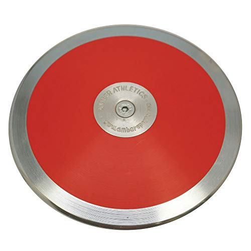 Amber Athletic Gear EUDTT-1 - Disco de alta rotación, 1 kg, Rojo