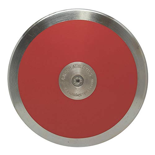 Amber Athletic Gear EUDTT-1 - Disco de alta rotación, 1 kg, Rojo