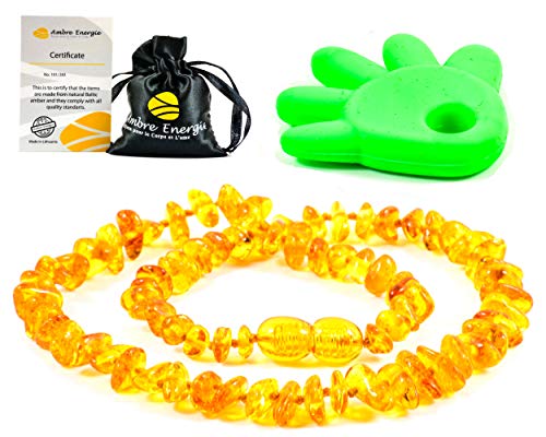 AmberJewellery Collar de Ambar 33cm. - De la Máxima Calidad Certificado Genuino Collar de Ámbar Báltico/Rápido Entrega / 100 Días de Garantía de Devolución de Dinero! (Honey) AmberJewellery Collar de Ambar 33cm. - De la Máxima Calidad Certificado Genuino Collar de Ámbar Báltico/Rápido Entrega / 100 Días de Garantía de Devolución de Dinero! (Honey)