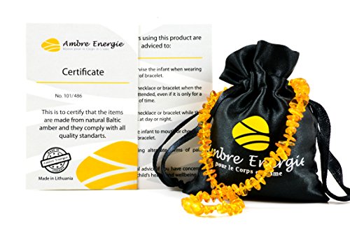 AmberJewellery Collar de Ambar 33cm. - De la Máxima Calidad Certificado Genuino Collar de Ámbar Báltico/Rápido Entrega / 100 Días de Garantía de Devolución de Dinero! (Honey) AmberJewellery Collar de Ambar 33cm. - De la Máxima Calidad Certificado Genuino Collar de Ámbar Báltico/Rápido Entrega / 100 Días de Garantía de Devolución de Dinero! (Honey)
