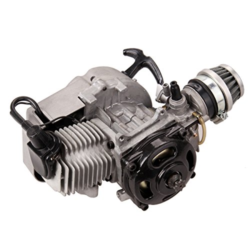 Ambienceo 49CC Mini Moto 2 Stroke Engine Carb Pullstart - Filtro de aire Head Mini Motor Dirt Bike Quad Pocket Bike Bike Ambienceo 49CC Mini Moto 2 Stroke Engine Carb Pullstart - Filtro de aire Head Mini Motor Dirt Bike Quad Pocket Bike Bike