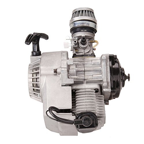 Ambienceo 49CC Mini Moto 2 Stroke Engine Carb Pullstart - Filtro de aire Head Mini Motor Dirt Bike Quad Pocket Bike Bike Ambienceo 49CC Mini Moto 2 Stroke Engine Carb Pullstart - Filtro de aire Head Mini Motor Dirt Bike Quad Pocket Bike Bike