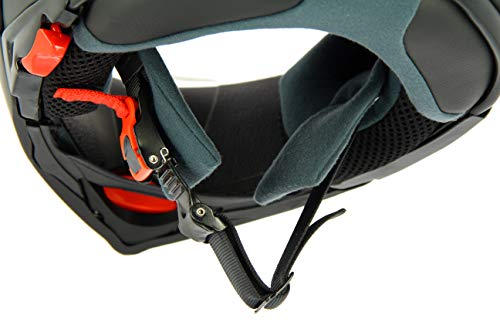 AMBIKE 005402 - Casco de moto modular negro mate Talla L AMBIKE 005402 - Casco de moto modular negro mate Talla L