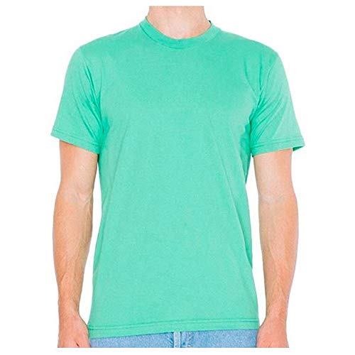 Amereican Apparel - Camiseta lisa básica de algodón super suave de manga corta Unisex hombre mujer (Mediana (M)/Blanco) Amereican Apparel - Camiseta lisa básica de algodón super suave de manga corta Unisex hombre mujer (Mediana (M)/Blanco)