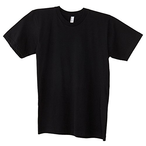 Amereican Apparel - Camiseta lisa básica de algodón super suave de manga corta Unisex hombre mujer (Mediana (M)/Blanco)