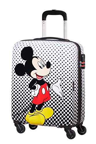 American Tourister Disney Legends Spinner S Equipaje de Mano Infantil, 55 cm, 36 L, Multicolor (Mickey Mouse Polka Dot) American Tourister Disney Legends Spinner S Equipaje de Mano Infantil, 55 cm, 36 L, Multicolor (Mickey Mouse Polka Dot)