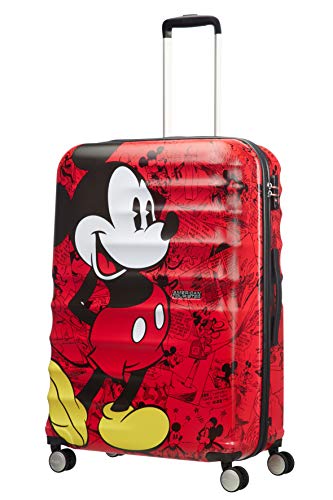 American Tourister Disney Wavebreaker - Maleta Infantil, Spinner L (77 cm - 96 L), Multicolor (Mickey Comics Red) American Tourister Disney Wavebreaker - Maleta Infantil, Spinner L (77 cm - 96 L), Multicolor (Mickey Comics Red)