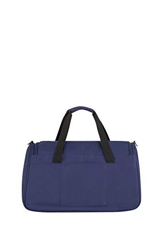 American Tourister Heat Wave - Bolsa de Viaje S, 55 cm, 50 L, Azul (Combat Navy)