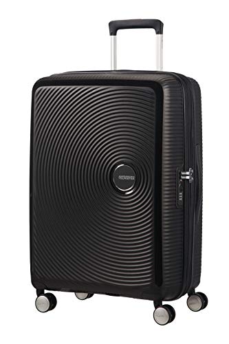 American Tourister Soundbox Spinner Equipaje de mano M (67 cm 81 L), Negro (Bass Black) American Tourister Soundbox Spinner Equipaje de mano M (67 cm 81 L), Negro (Bass Black)