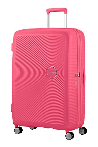 American Tourister Soundbox - Spinner Large Expandable Maleta, 77 cm, 110 Liters, Rosa (Hot Pink)