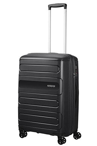 American Tourister Sunside Spinner 68 Expandible, 3.7 kg, 72.5/83.5 l, Negro (Black)