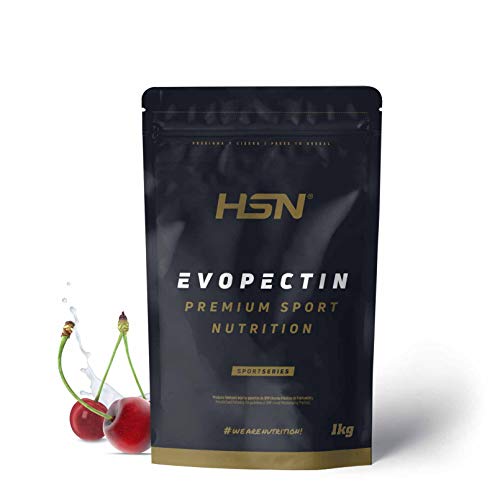 Amilopectina de HSN Evopectin | Waxy Maize, Carbohidratos Complejos, Suplemento para Deportistas, Sin Azúcar | Vegano, Sin Gluten, Sin Lactosa, Sabor Cereza, 1000g