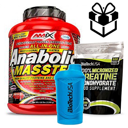 Amix Anabolic Masster 2,2 kg Vainilla + Creatine + Batidor Amix Anabolic Masster 2,2 kg Vainilla + Creatine + Batidor