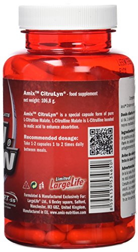 Amix Citrulyn 750 Mg 120 Caps 0.2 200 g Amix Citrulyn 750 Mg 120 Caps 0.2 200 g