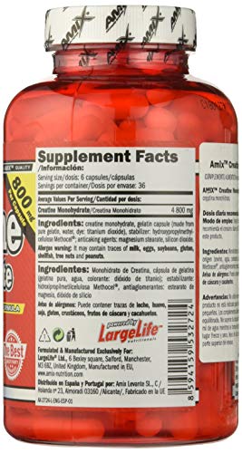 Amix Creatine Monohydrate 220 Caps 940 g Amix Creatine Monohydrate 220 Caps 940 g