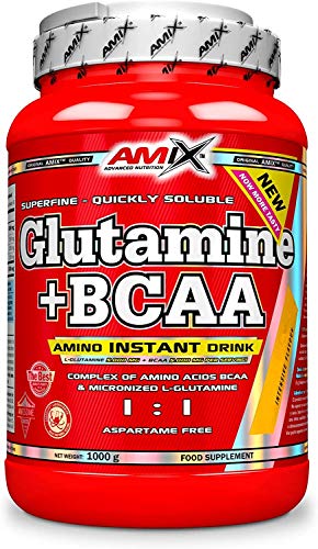 Amix Glutamina+Bcaa Naranja 1000 g