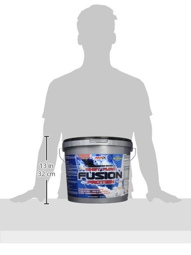Amix Whey Pure Fusion 4 Kg Doble-Chocolate Blanco 4000 g Amix Whey Pure Fusion 4 Kg Doble-Chocolate Blanco 4000 g