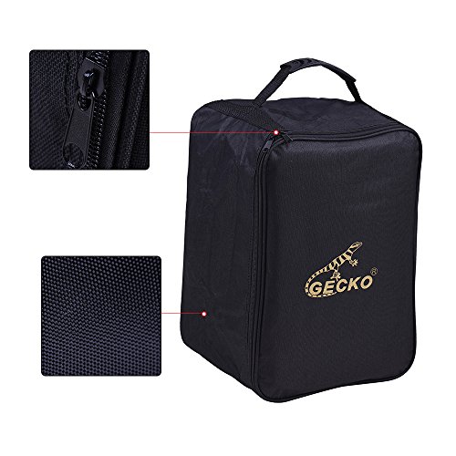 ammoon Caja Cajon Estándar para niños GECKO L03 Mochila Mochila 600D 5MM Acolchado de Algodón con Asa de Transporte Bandolera de Ammoon (Cajón Bolsa 1) ammoon Caja Cajon Estándar para niños GECKO L03 Mochila Mochila 600D 5MM Acolchado de Algodón con Asa de Transporte Bandolera de Ammoon (Cajón Bolsa 1)